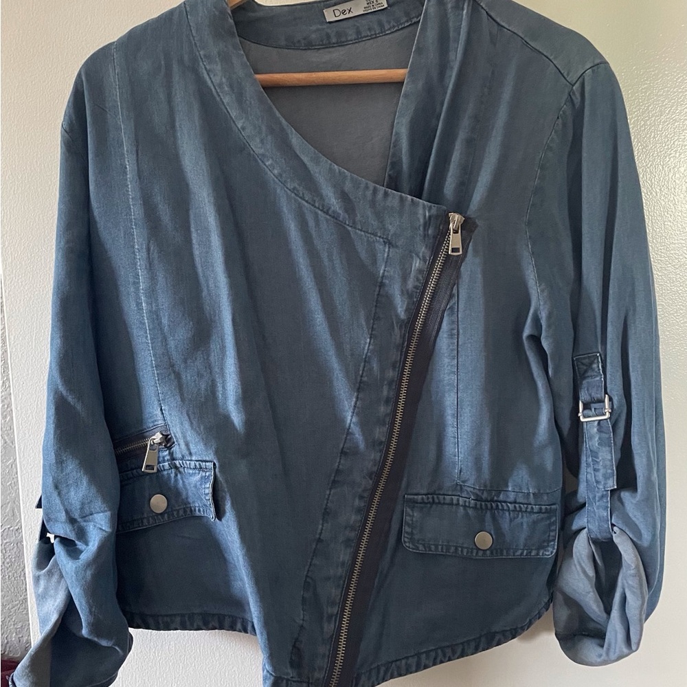 Dex light weight denim Jean Jacket CUTE